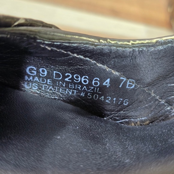 Cole Haan NikeAir Gold Woven Peep Toe Heels Dress Shoes‎ Leather Sole Size 7B - Picture 14 of 16